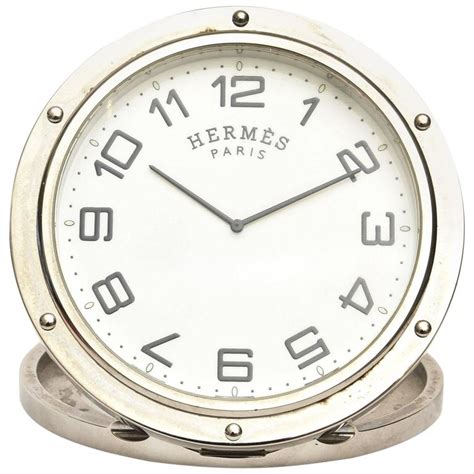 hermes table clock|hermes unisex 21010.